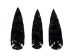 Black Obsidian Arrowhead: 4" - 76-BO40 (Y1MC02)