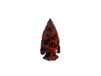Mahogany Obsidian Arrowhead: 3" 