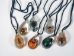 Clear Resin Bug Necklace: Assorted - 1010V-NL-AS (Y2KC04)