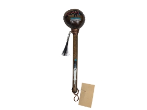 Navajo Rattle: Petroglyph Bull 