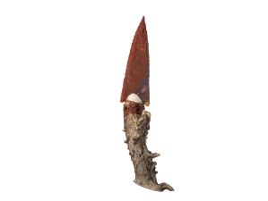 Flint Antler Knife: Large 