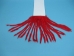 Half Skin Rabbit Zonker Strips: Red - 1123-RZH056-1/8 (Y2LC09)