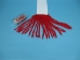 Half Skin Rabbit Zonker Strips: Red - 1123-RZH056-1/8 (Y2LC09)