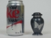 Cremation Keepsake Urn In Velvet Box: Blue-Black Finish, Butterfly Design - 1136-30-403 (Y2GC04)
