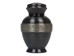 Cremation Keepsake Urn In Velvet Box: Steel Gray Finish, Classical Style - 1136-30-502 (Y2L)