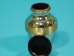 Cremation Keepsake Urn In Velvet Box: Brass: Bright Pewter Finish - 1136-30-505 (Y2GC04)