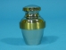 Cremation Keepsake Urn In Velvet Box: Brass: Bright Pewter Finish - 1136-30-505 (Y2GC04)