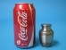 Cremation Keepsake Urn In Velvet Box: Engraved Brass with Pewter Finish - 1136-30-511 (Y2GC04)