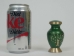Cremation Keepsake Urn In Velvet Box: Green Finish, Engraved Tree Design - 1136-30-677 (Y2GC02)