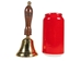 Brass Bell with Wood Handle: ~5.5" - 1136-50-409 (9UL22)