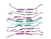 Woven Charm Friendship Bracelet: Assorted - 1149-FW-AS (Y1KC04)