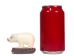 Tagua Nut Carving: Bear and Fish - 1153-C668 (Y1ERF)