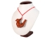Bird Water Whistle Necklace: Terracotta - 1156-N20 (Y3LRR)
