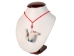 Bird Water Whistle Necklace: White - 1156-N30 (Y3LRR)