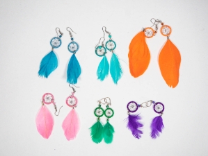 Dreamcatcher Earrings: Small 
