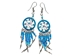 Beaded Dreamcatcher Earrings: Small - 1183-DS-AS (9UC7)