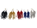 Beaded Earrings: Solid Color - 1209-15-L (8UQ3)