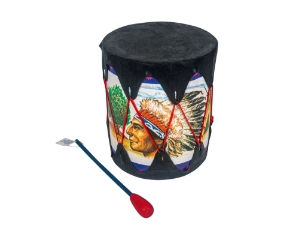 Plastic Drum: 6" x 7" 