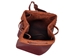 Red Brown Leather Bullet Bag: Small - 1275-S-RD (L23)