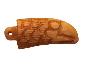 Diving Eagle Head Bone Pendant with Hole bone pendants