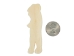 Standing Bear Bone Pendant with Hole: Big - 128-140B (Y2KC13)
