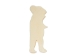 Standing Bear Bone Pendant With Hole: Small - 128-140S (Y1MC10)
