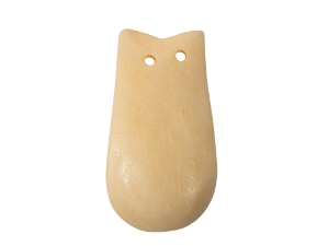2-Hole Replica Elk Tooth Pendant 