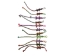 Gecko or Lizard Beaded Bracelet - 1281-B06-AS (Y1J)(Y1K)