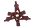 Brown Wood Tripod: 6" - 1313-06 (Y3JRF)