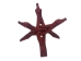 Brown Wood Tripod: 8" - 1313-08 (Y3KRE)