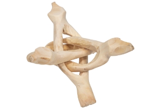 Natural Wood Tripod: 4" 