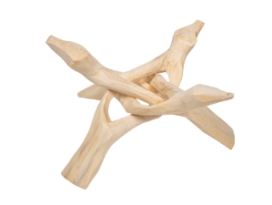 Natural Wood Tripod: 6" 