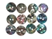 Paua Shell Button: 20L (12.5mm or 0.5") (12 pack) - 1393-20L-12 (9UC8)