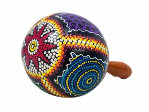 Dot Painted Maracas 