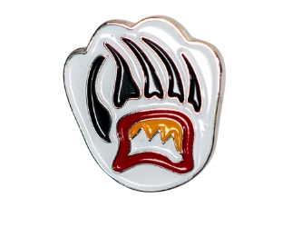 Bear Paw Enamel Pin 