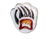 Bear Paw Enamel Pin - 1401-108 (Y2HC14)