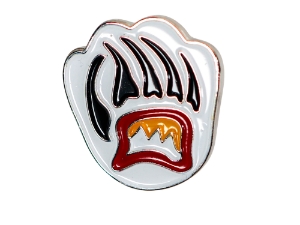 Bear Paw Enamel Pin 