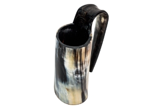 Large Long Horn Cattle Viking Mug: Mixed Coloring mugs, cups, drinking vessels, norse