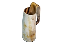 Extra Large Long Horn Cattle Viking Mug: Light Coloring mugs, cups, drinking vessels, norse