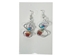 Chakra Infinity Earrings: Silver Color - 1414-2S-AS (9UD7)