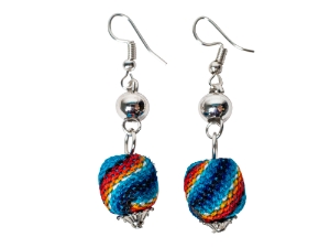 Inca Manta Bead Earrings 