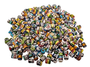 Pervuian Ceramic Clay Beads 4-6 mm (~200/bag) 