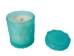 Caribbean Teakwood Coconut Wax Candle: Turquoise - 1435-40-TQ (Y3MRB)