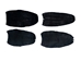 Beaver Tail: Dyed Black - 18-02-DBK-AS (9UB5)