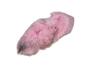 Dyed Fox Tail: Baby Pink 