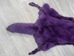 Dyed Blue Fox Skin: Purple - 180-05-PP