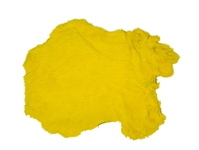 Dyed Rabbt Skin: Fluorescent Yellow 