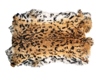 Printed Rabbit Skin: Sunda Leopard Cat Pattern 