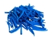 Oil-Painted Dentalium vernedei: ~1" to 1.5": Blue (25 g) - 208-25G-PM-BL (Y2KC12)
