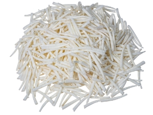 Dentalium vernedei: Assorted Sizes (1 lb) dentalia, tusk shells